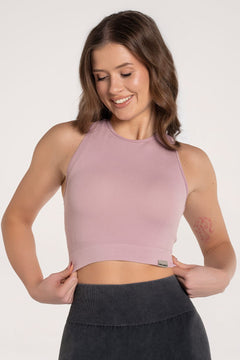 Topul basic pink