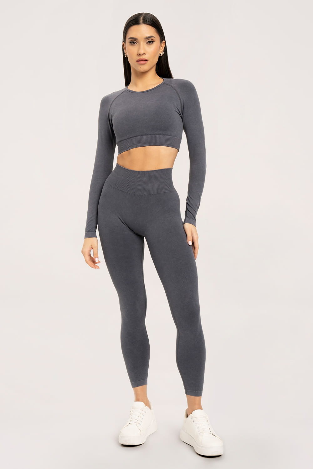 Leginsy sprane grey