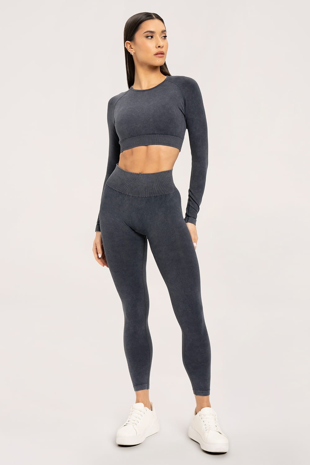 Leginsy sprane anthracite