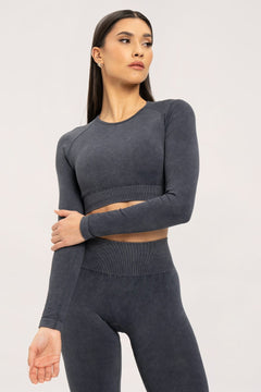 Rashguard-ul stone washed anthracite