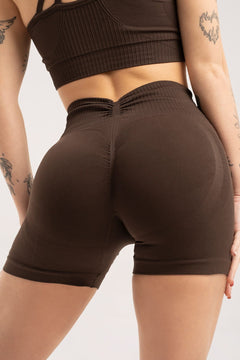 Pantaloni scurți deep push up 2.0 dark chocolate