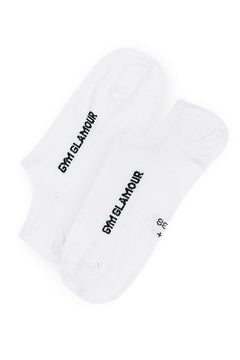 Șosete sport scurte albe – set de 2 perechi
