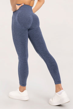Colanții seamless push up dark blue