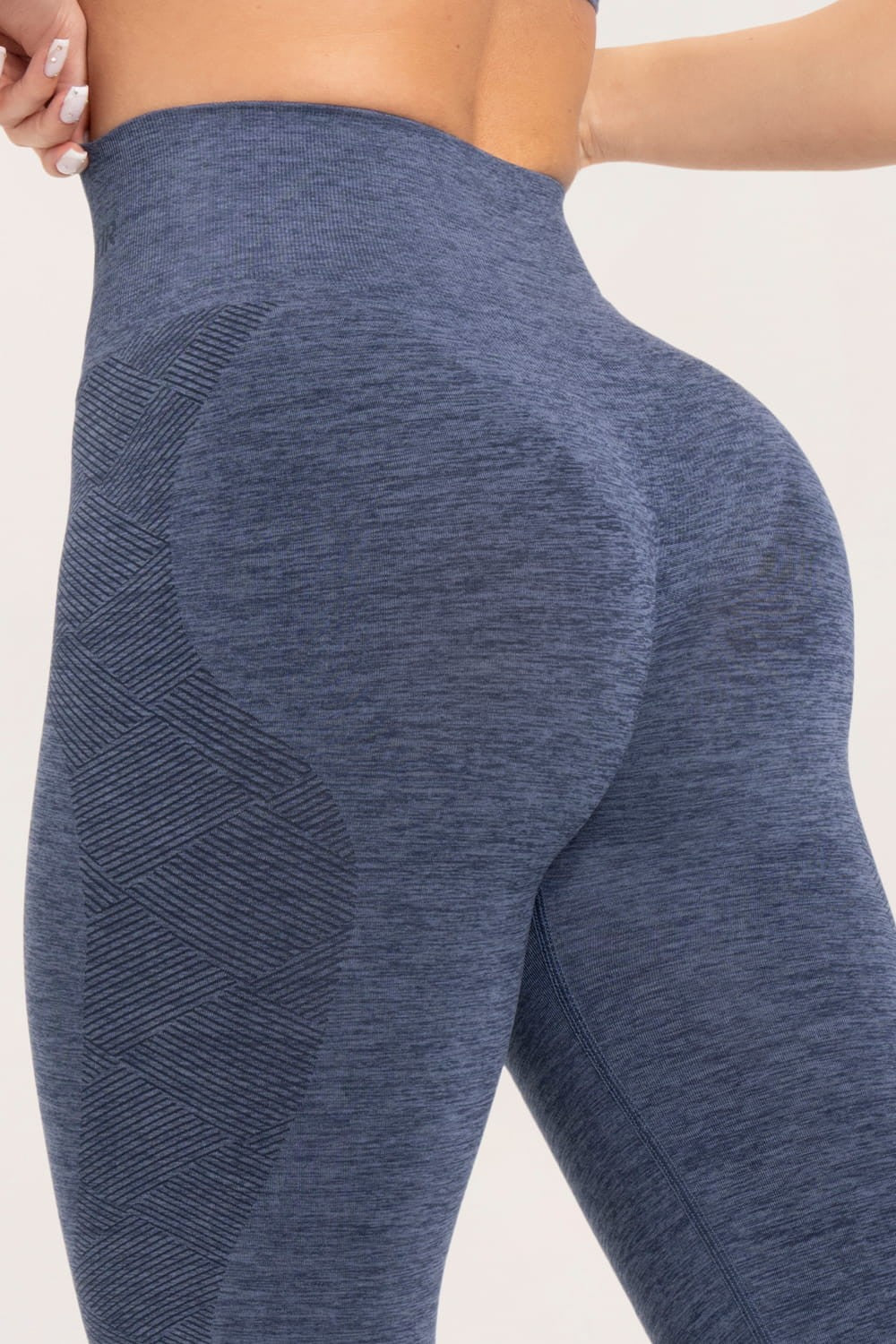 Leginsy seamless dark blue