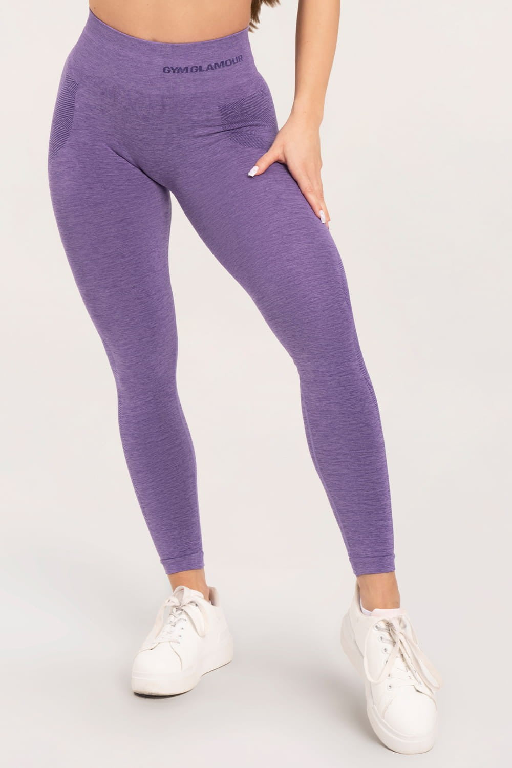 Leginsy seamless violet