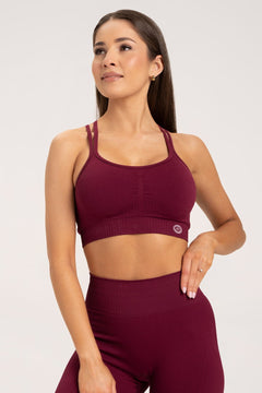 Sutien sport push up 2.0 merlot