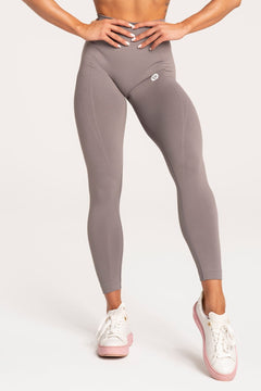 Colanții basic scrunch grey