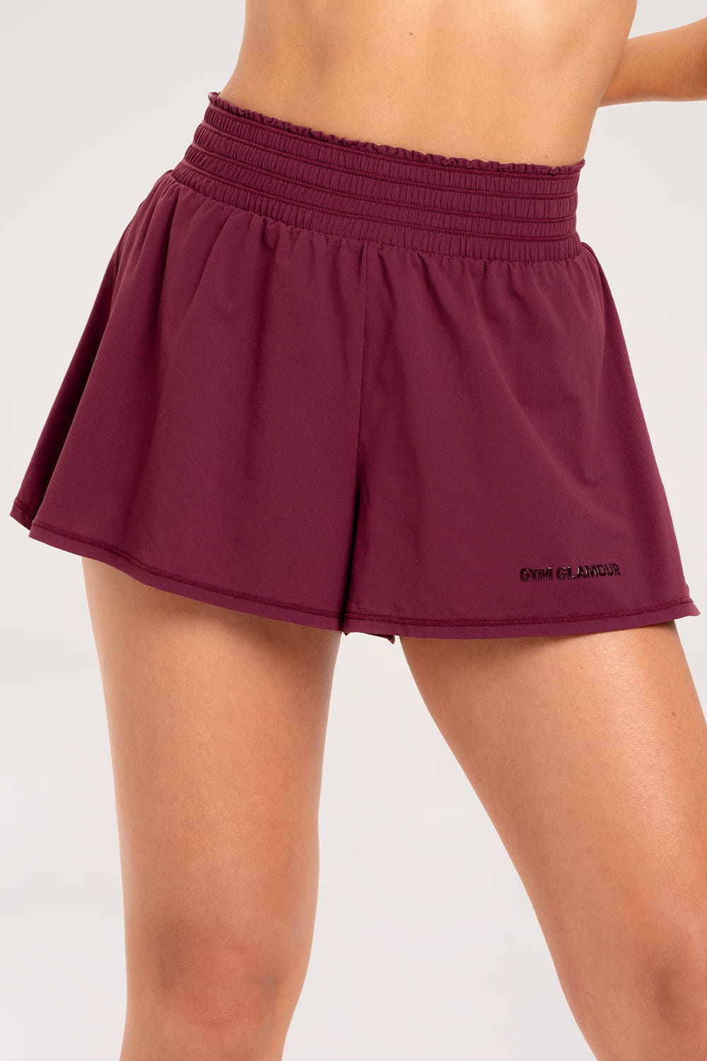 Spodenki Court burgundy