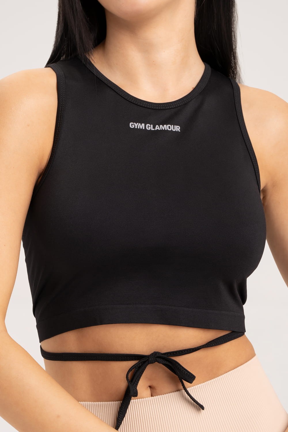 Top wiązany black