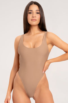 Costum întreg Malibu High Cut nude