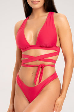 Sutien Malibu Cross blushed berry