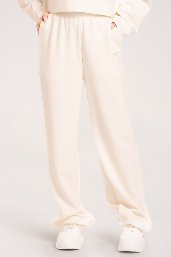 Pantaloni smooth cream