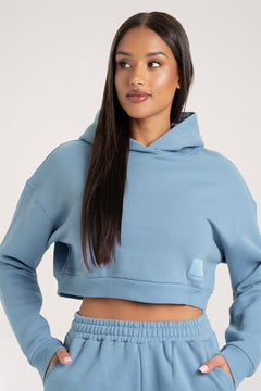 Bluză Crop Sky Blue