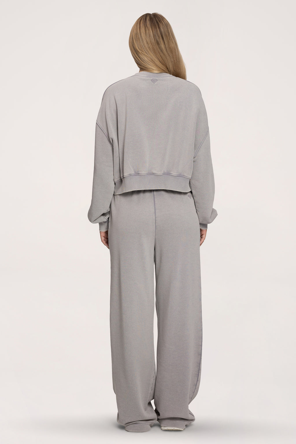 Pantaloni de trening cu croială dreaptă Easy light grey