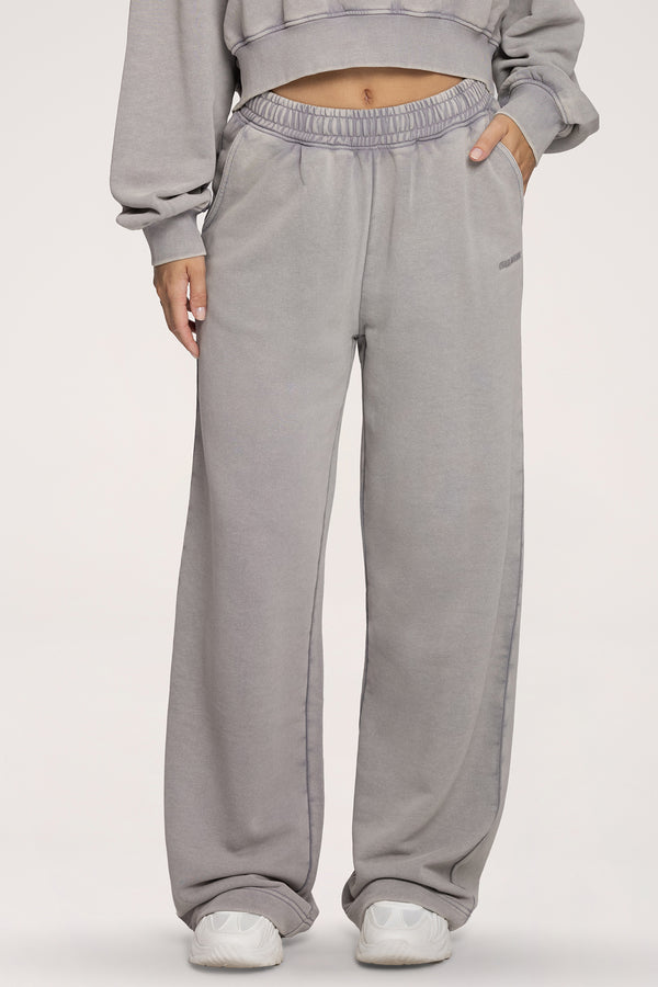Pantaloni de trening cu croială dreaptă Easy light grey