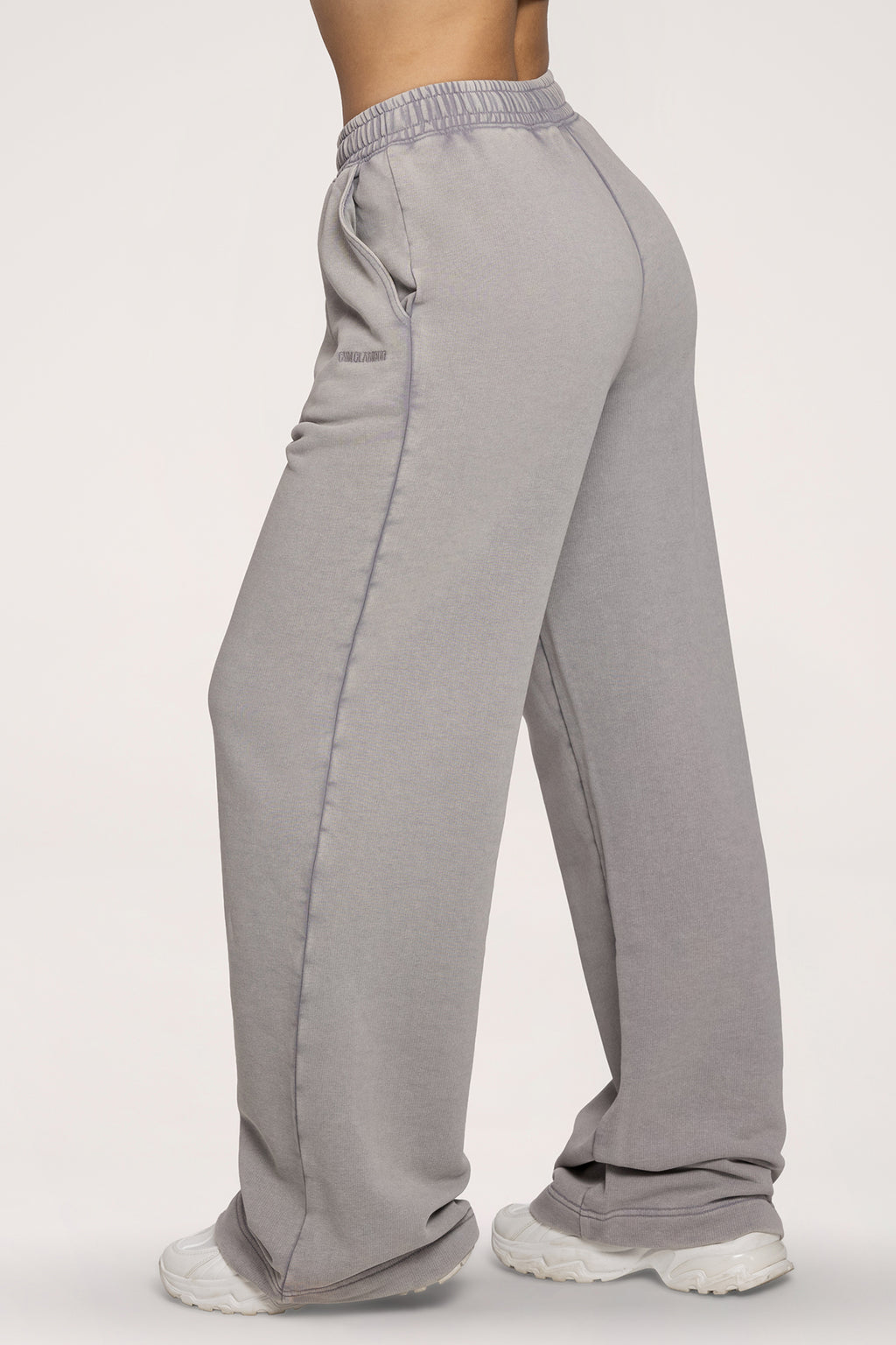 Pantaloni de trening cu croială dreaptă Easy light grey