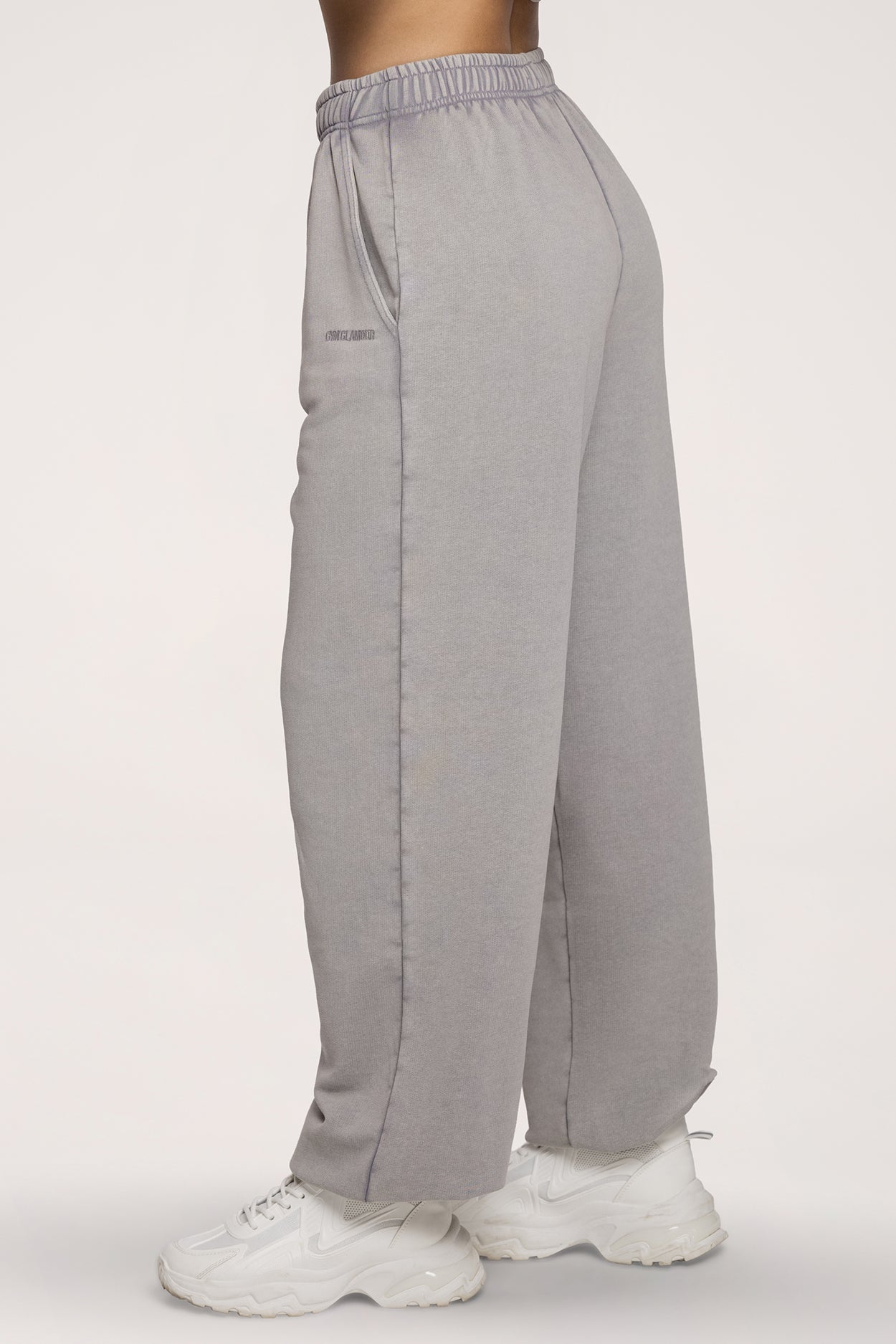 Pantaloni de trening cu manșetă Easy light grey