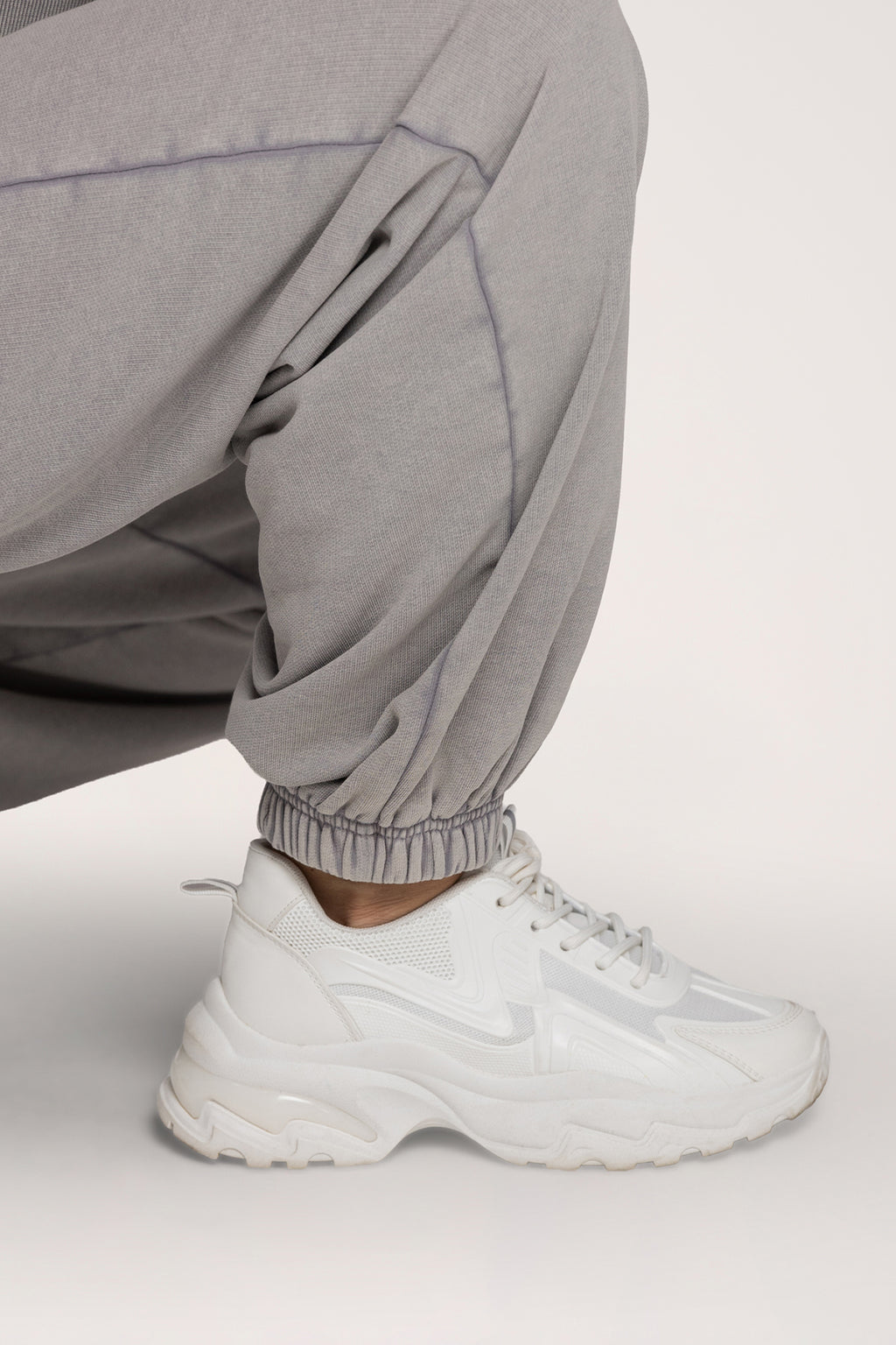 Pantaloni de trening cu manșetă Easy light grey