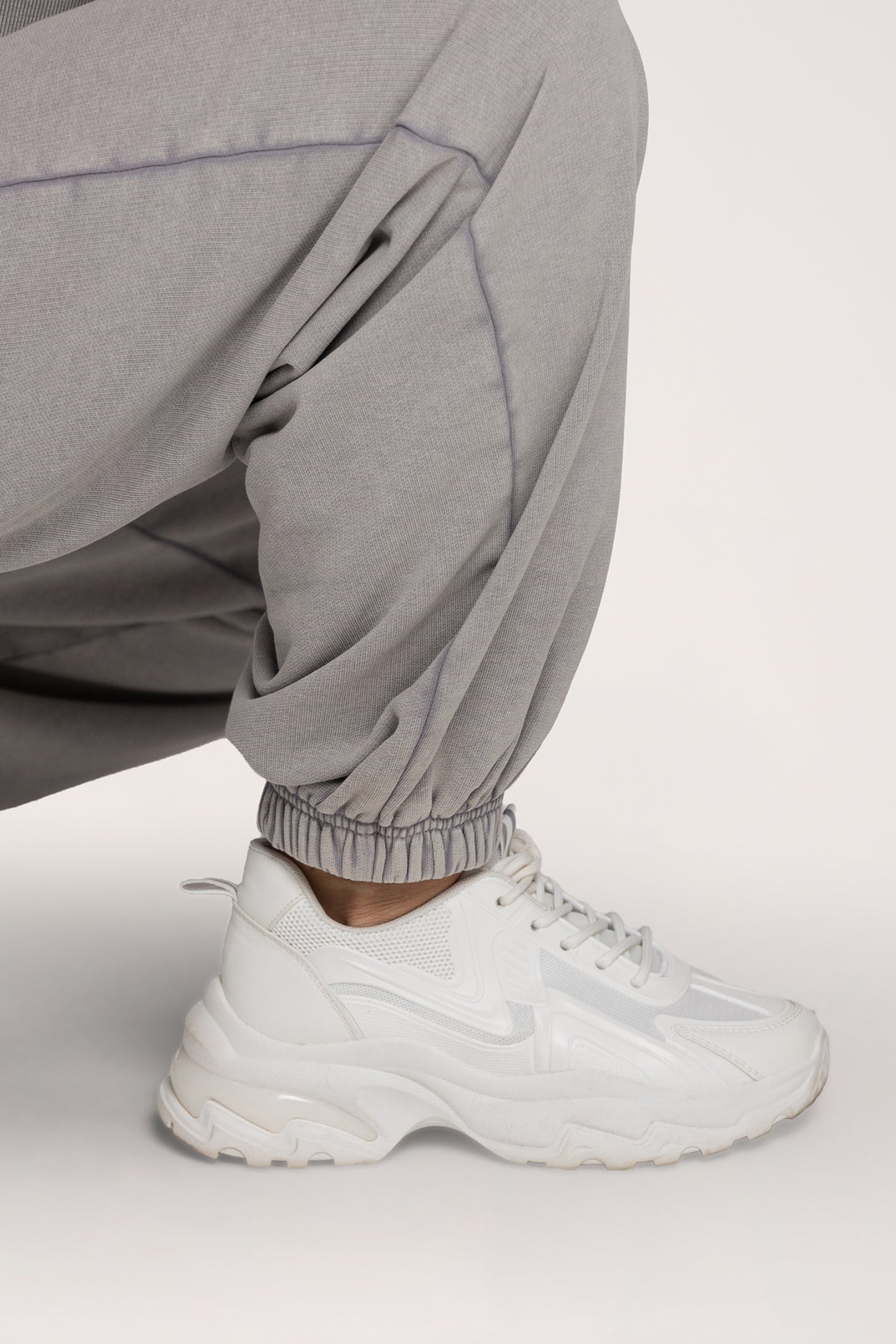 Pantaloni de trening cu manșetă Easy light grey