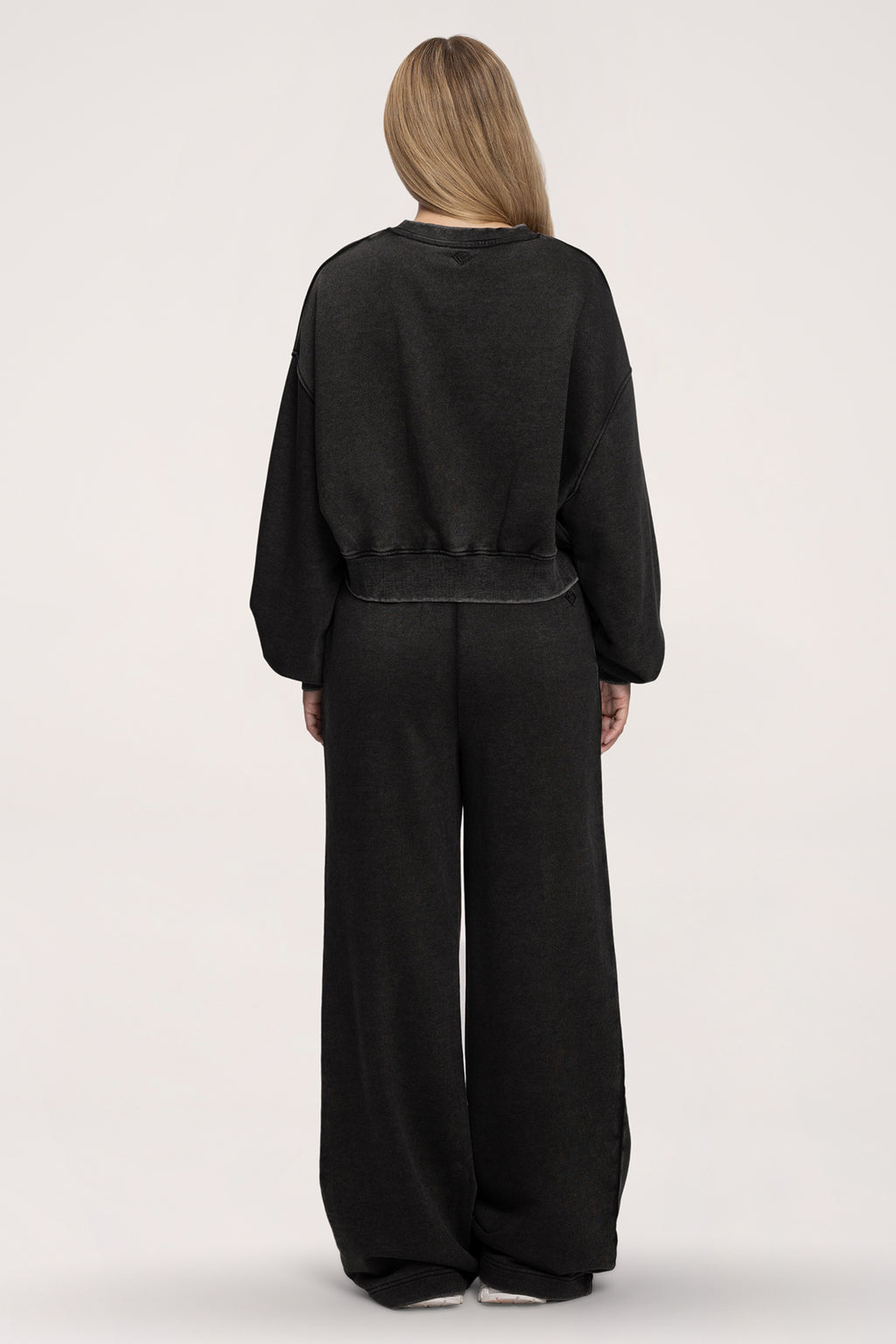 Pantaloni de trening cu croială dreaptă Easy black