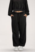 Pantaloni de trening cu manșetă Easy black