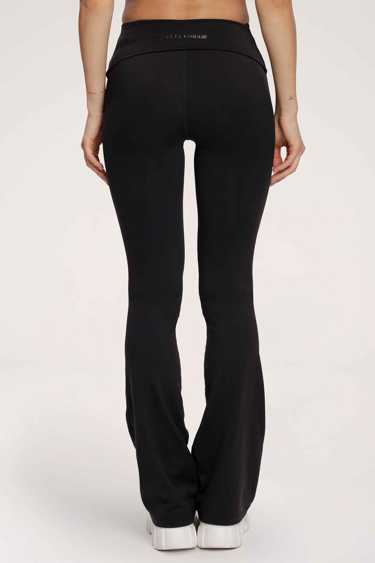 Colanți evazați pilates era black