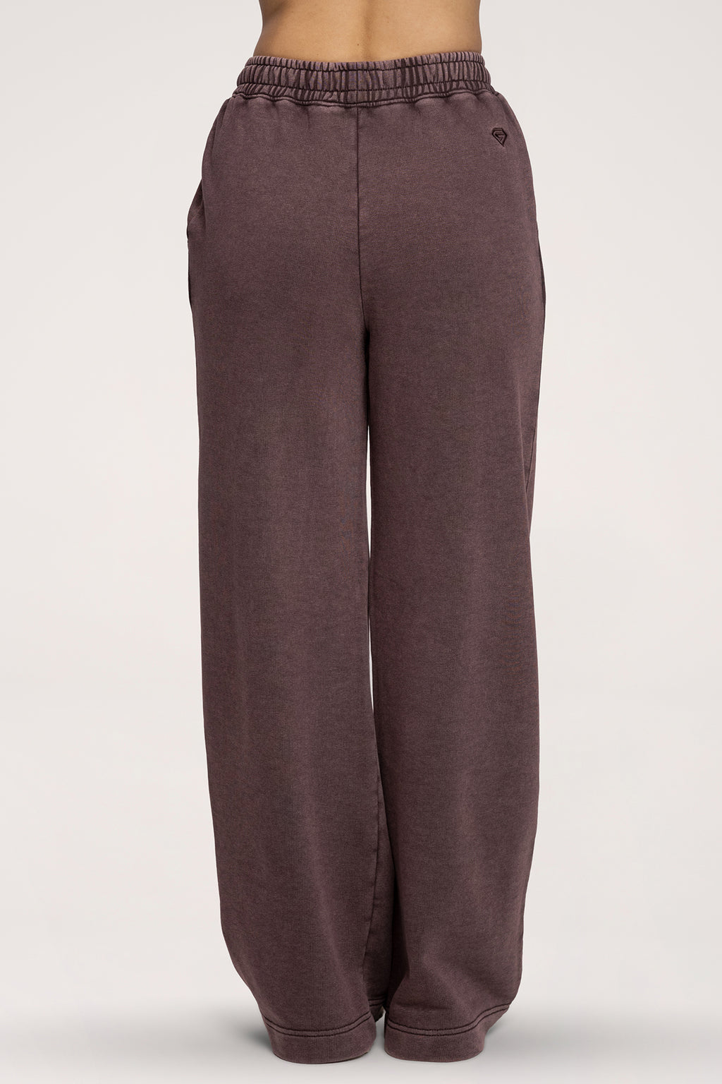 Pantaloni de trening cu croială dreaptă Easy chocolate