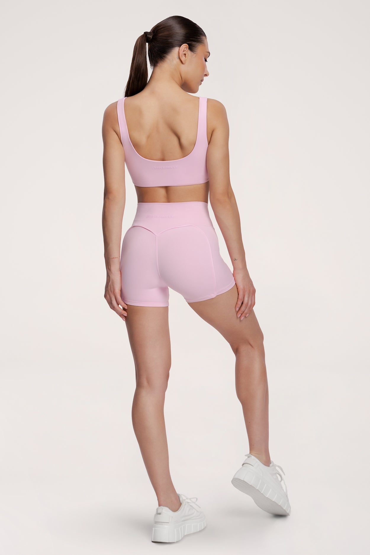 Pantaloni scurți pilates era pink