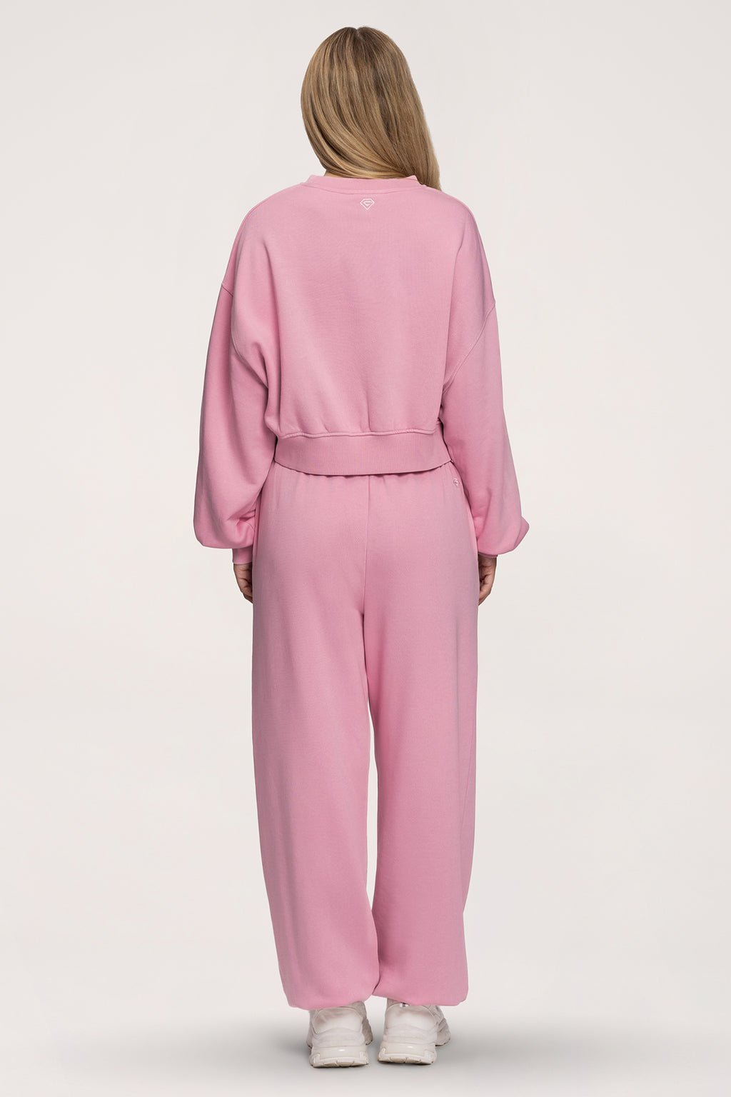 Pantaloni de trening cu manșetă Easy light pink