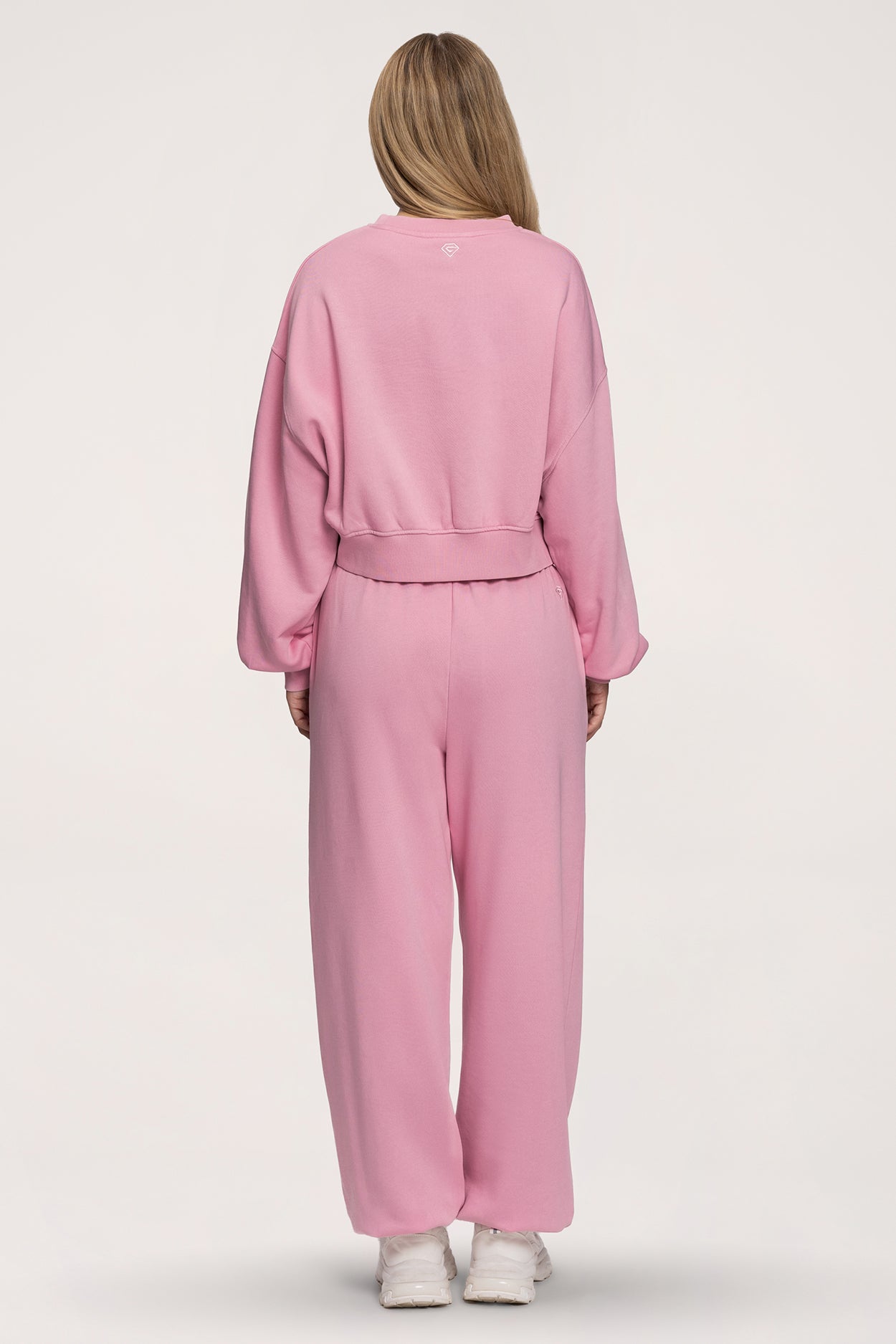 Pantaloni de trening cu manșetă Easy light pink