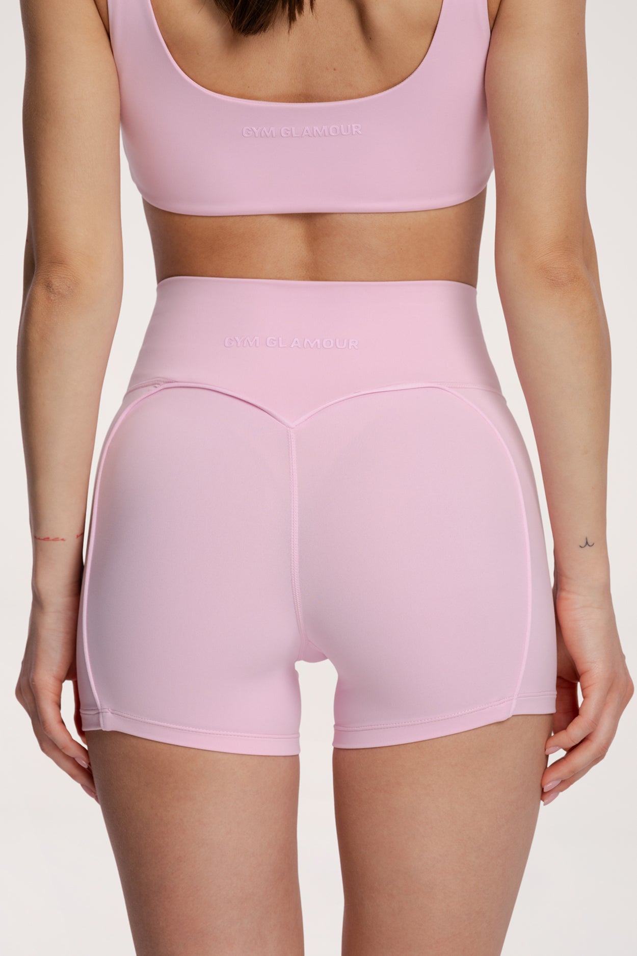 Pantaloni scurți pilates era pink