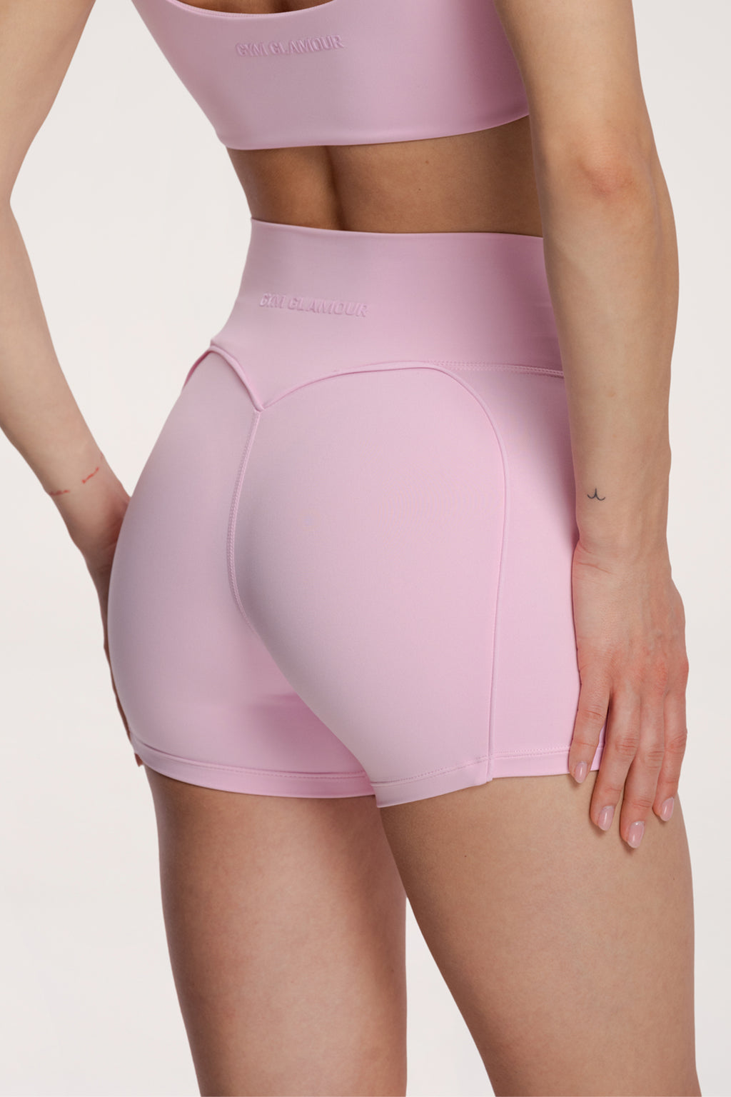 Pantaloni scurți pilates era pink