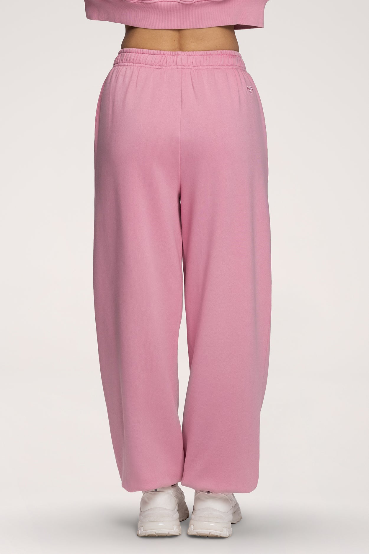 Pantaloni de trening cu manșetă Easy light pink