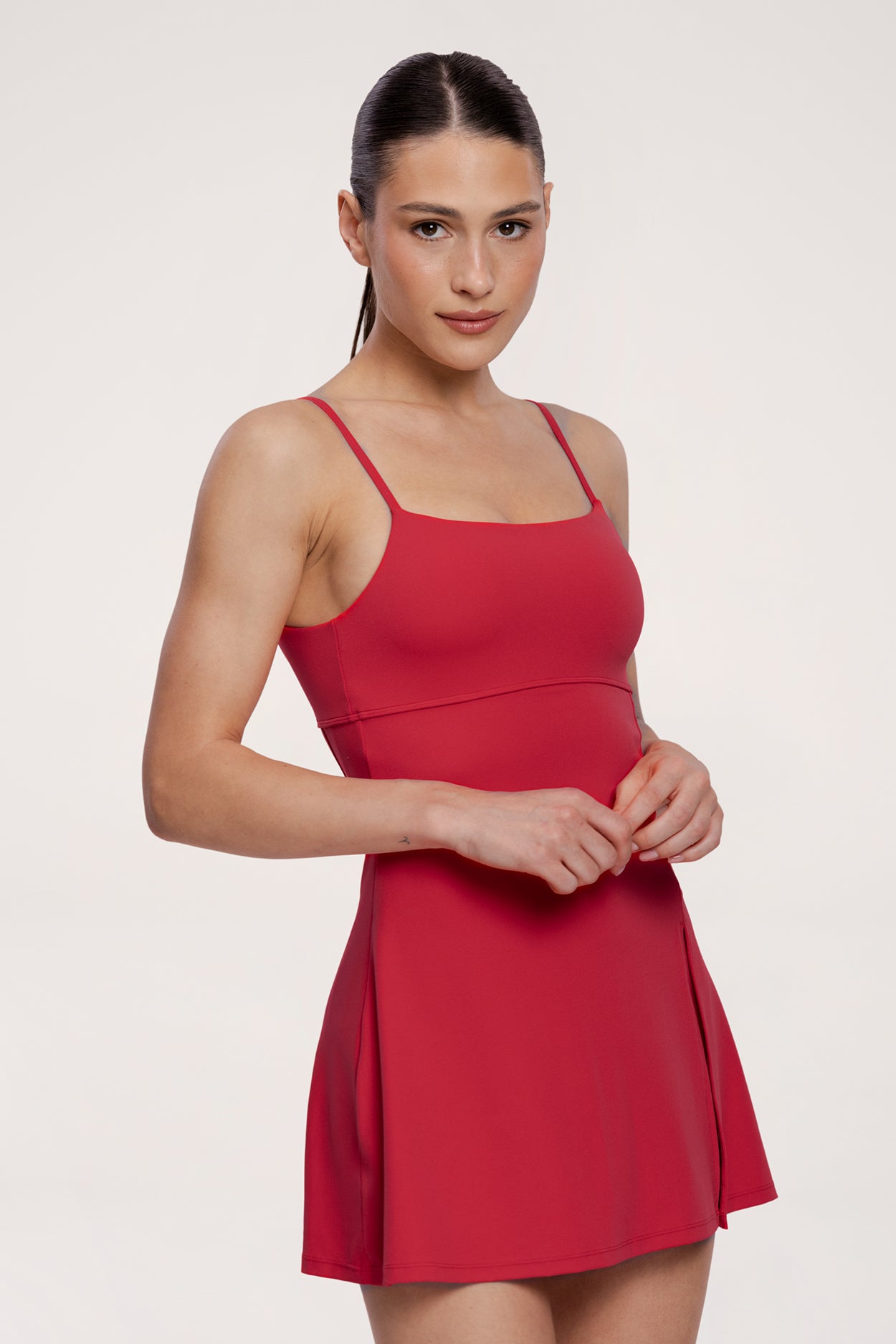 Rochie Court red