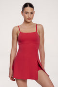 Rochie Court red