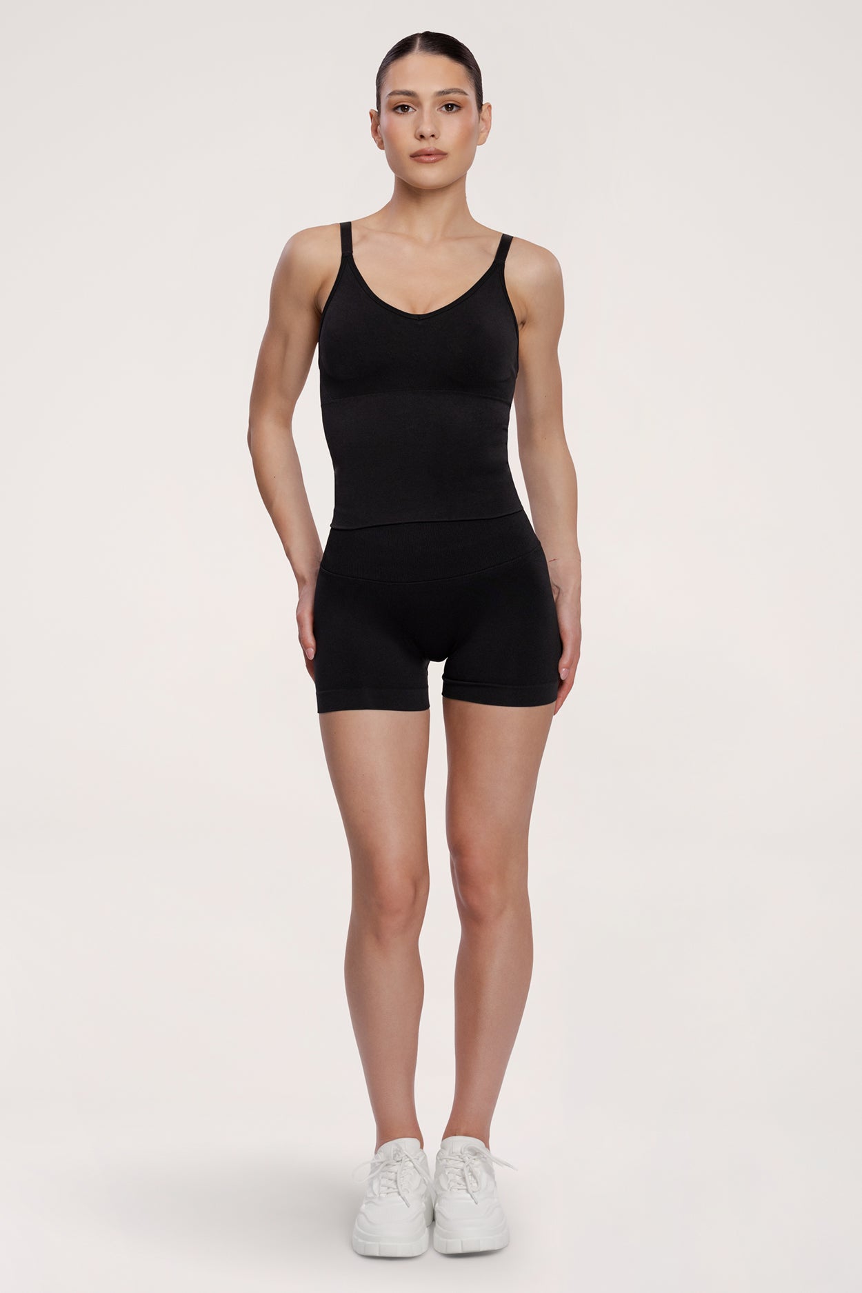 Pantaloni scurți second skin black