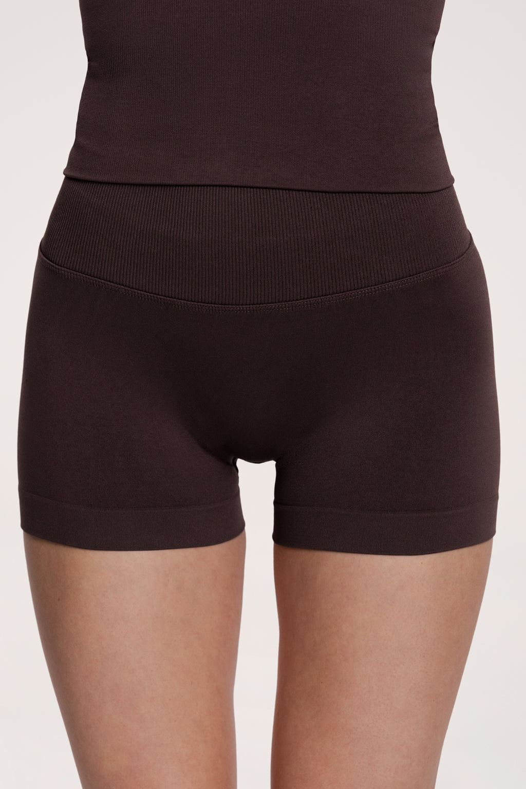 Pantaloni scurți second skin chocolate
