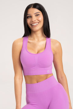Sutien sport push up pink
