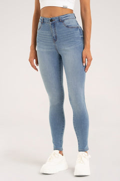 Blugi skinny light blue