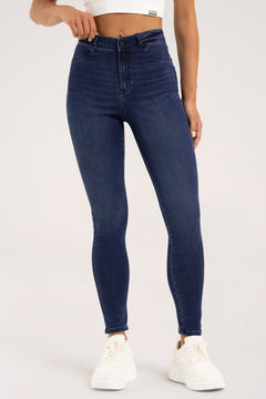 Blugi skinny navy blue