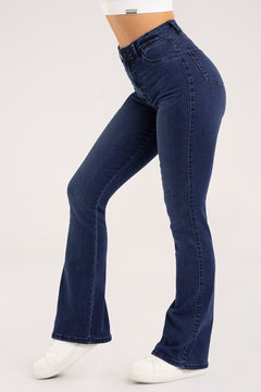 Blugi Evazați navy blue