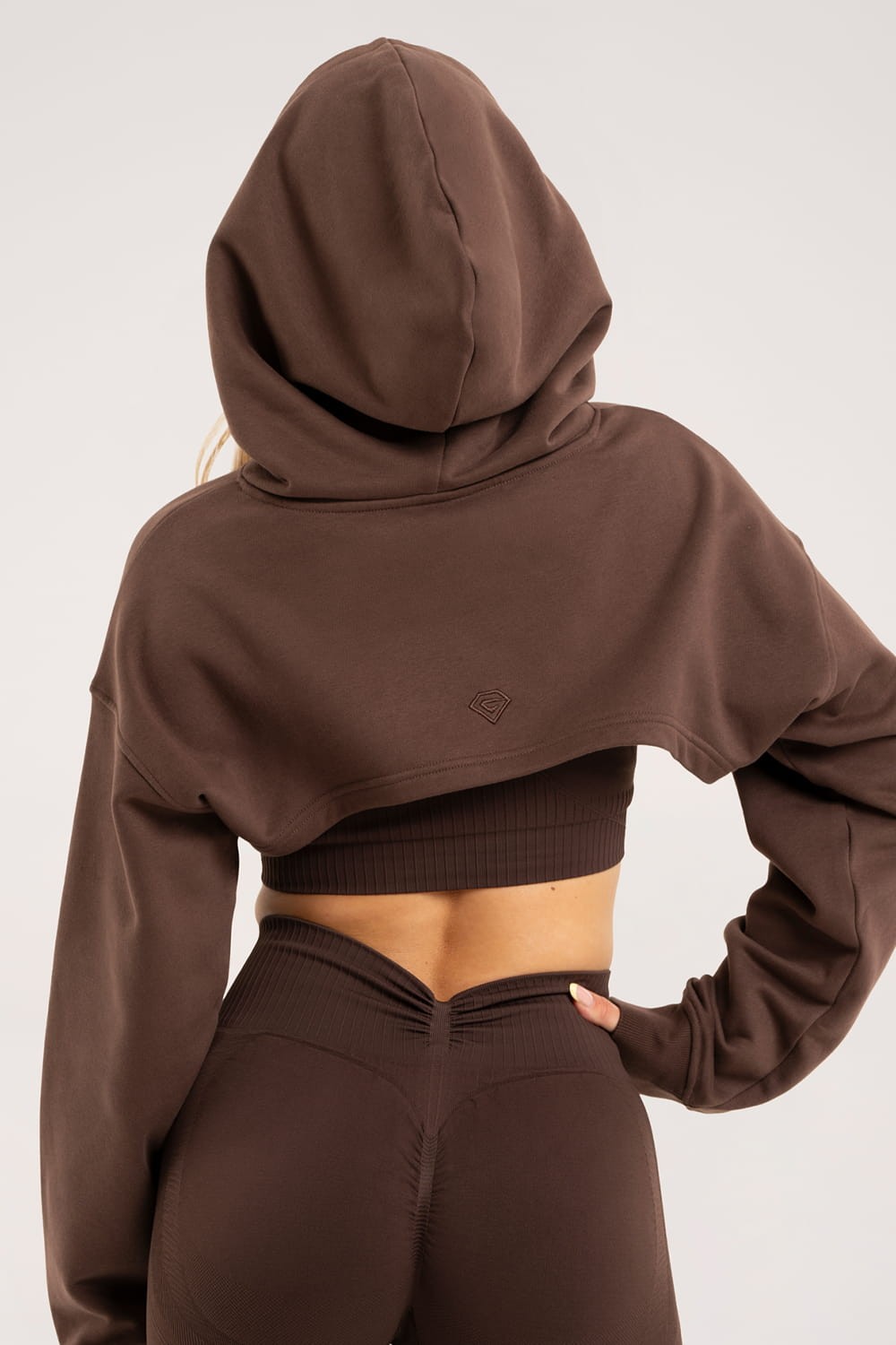 Bluza cut out chocolate
