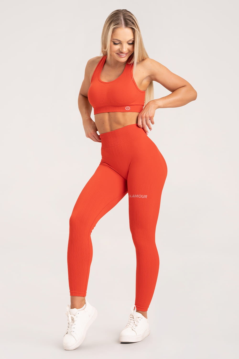 Leginsy push up coral