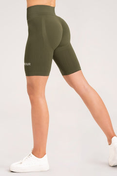 Colanți biker push up khaki