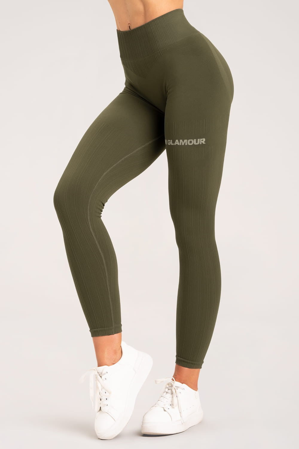 Leginsy push up khaki
