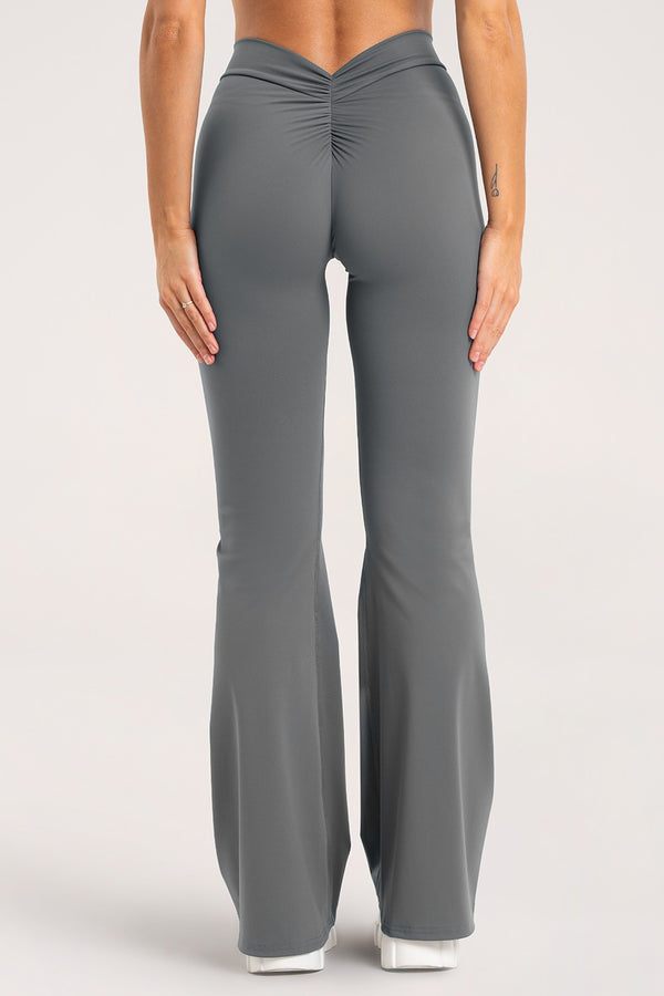 Colanți evazați deep glow grey
