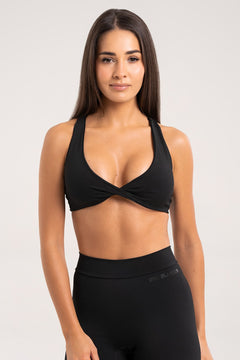Sutien sport twist glow black