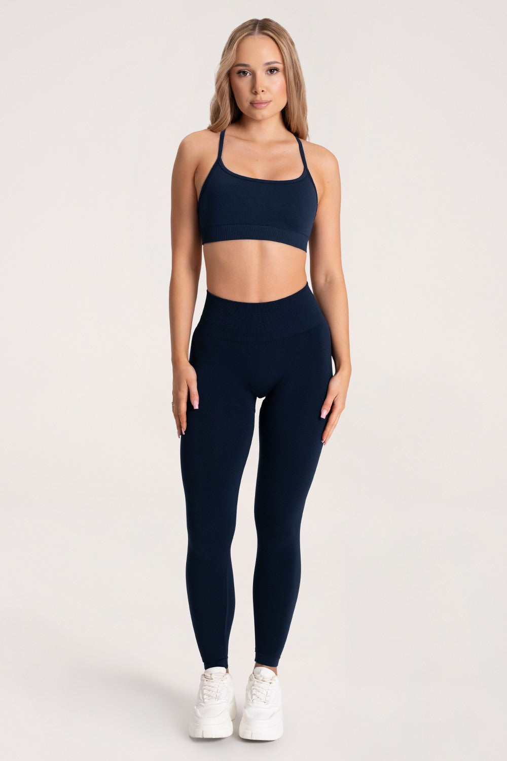 Leginsy second skin dark blue