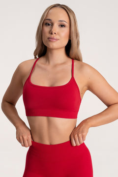 Sutien sport second skin red