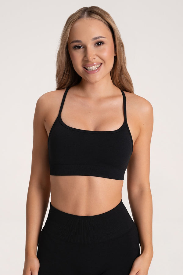 Sutien sport second skin black